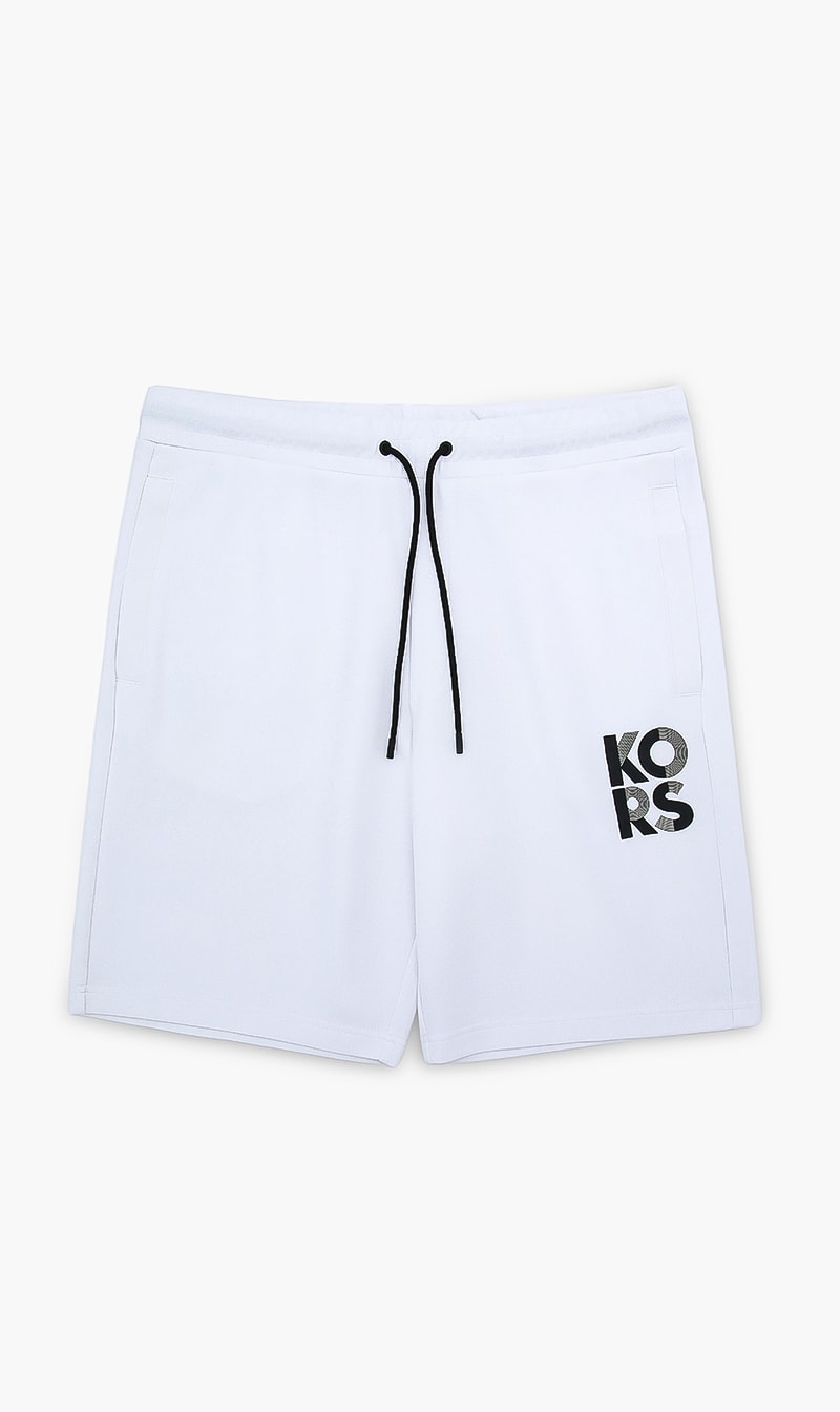 

Michael Kors White Cotton Blend Shorts for Men | The Deal Outlet