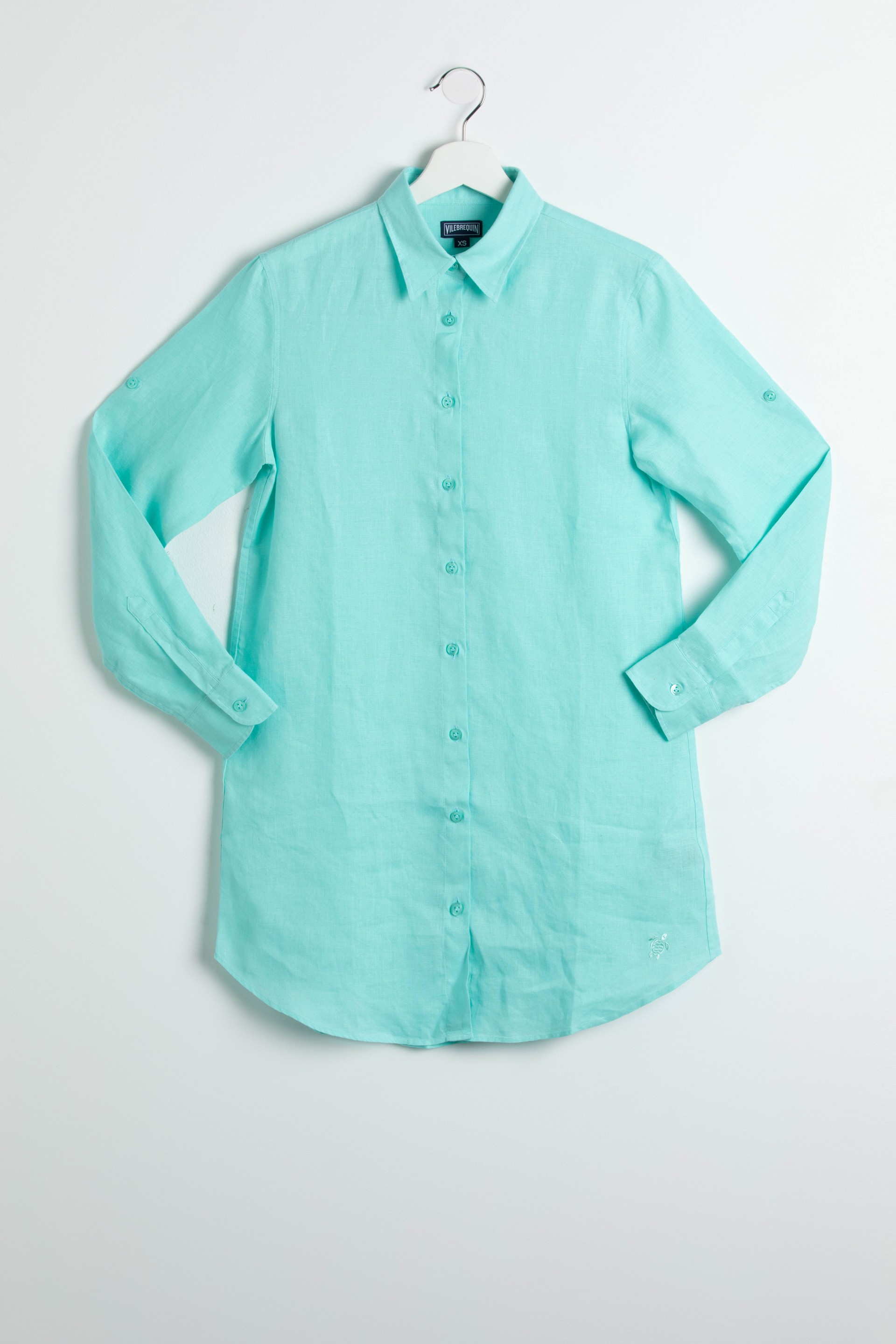

VILEBREQUIN Fragance Linen Lagon Shirt Dress