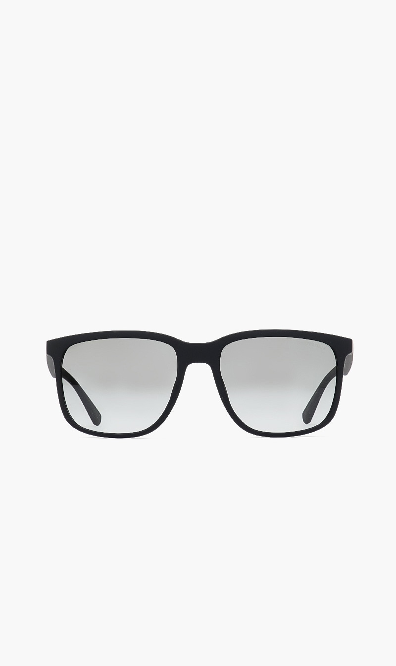 

Emporio Armani Rectangle Black Sunglasses