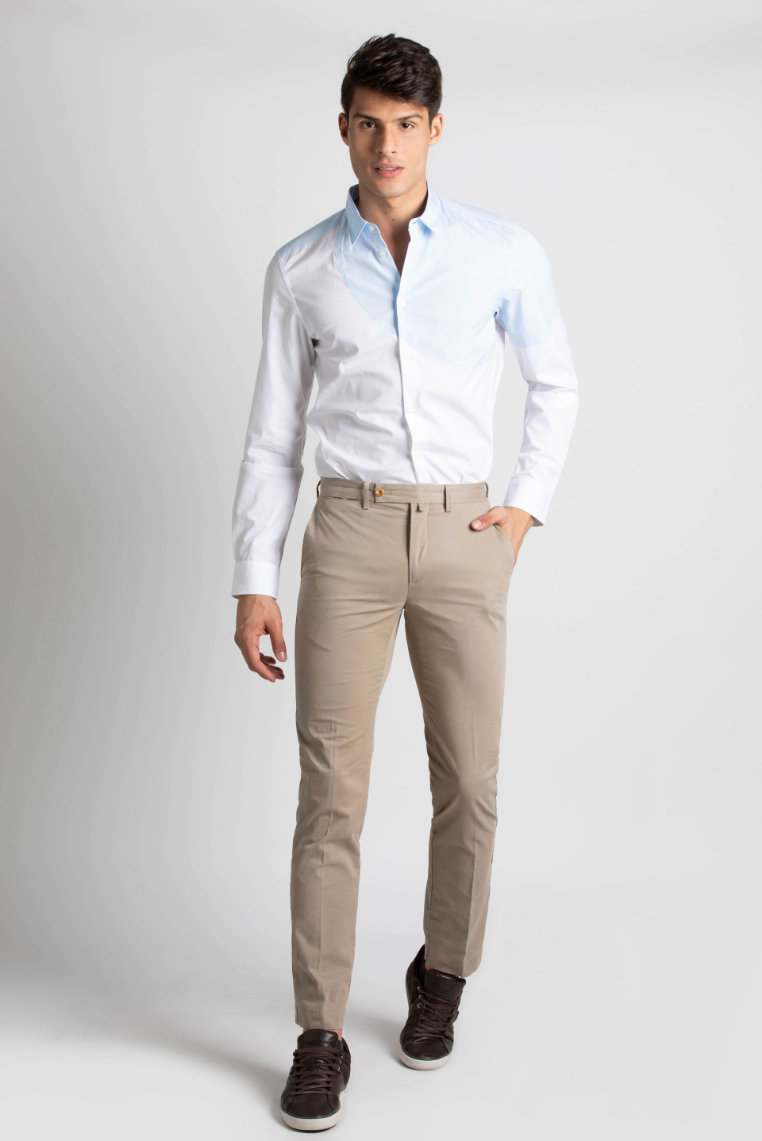 

Hackett london sanderson cfb tailored chino | the deal outlet, Beige