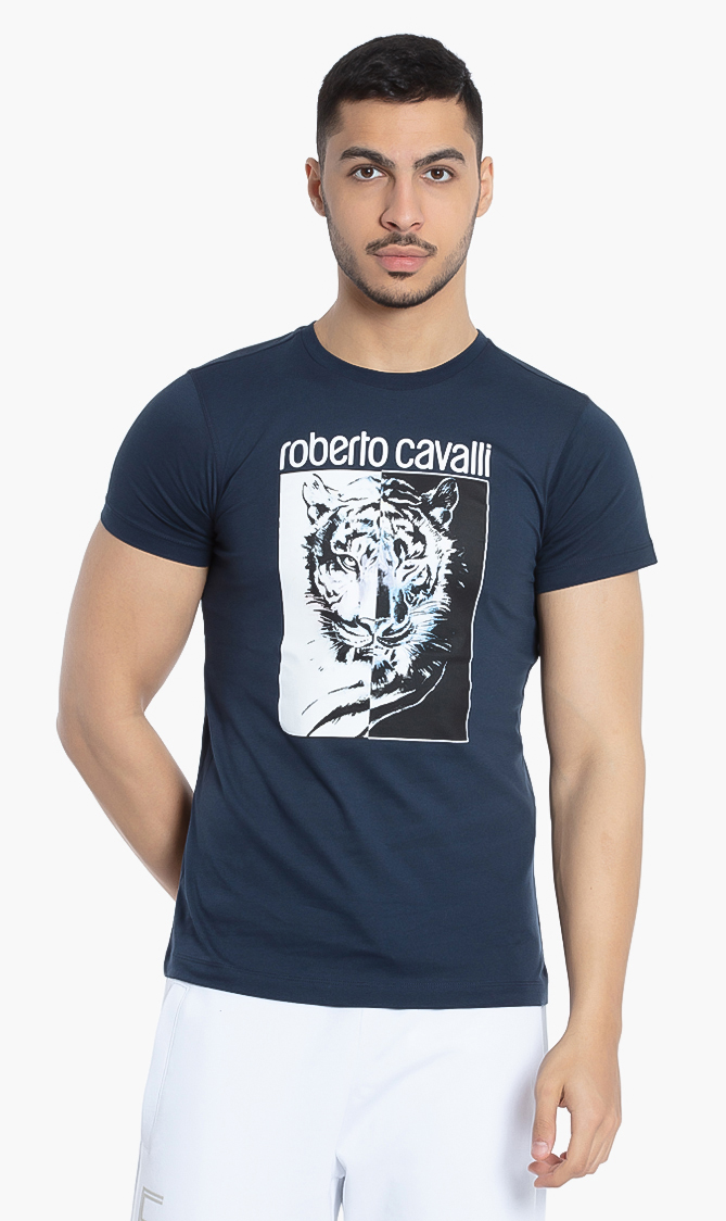 

Roberto Cavalli Leopard Photo Print T-shirt
