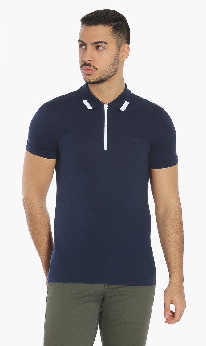 

Lacoste Slim Fit Colorblock Cotton Polo Shirt