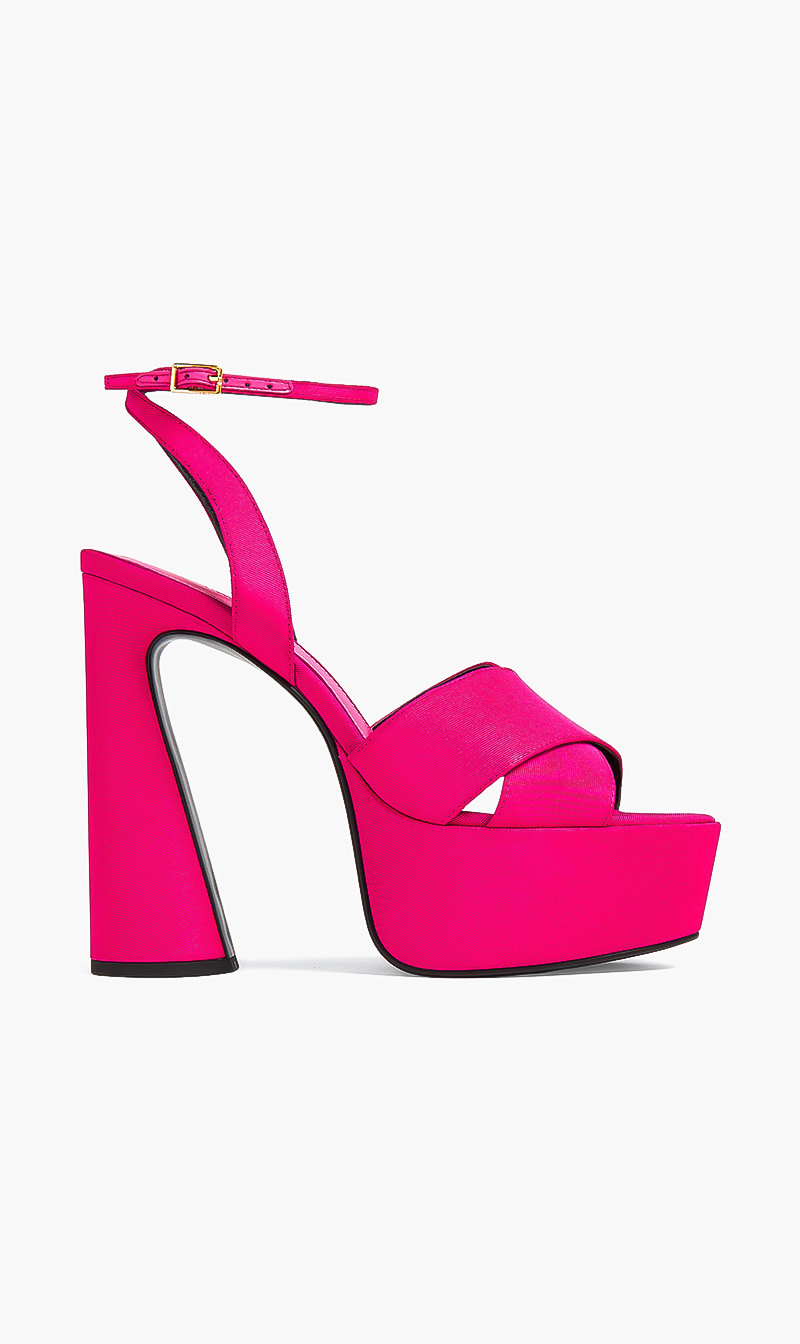 

Kat Maconie Pink 140mm Heel + Platform Sandal for Women | The Deal Outlet