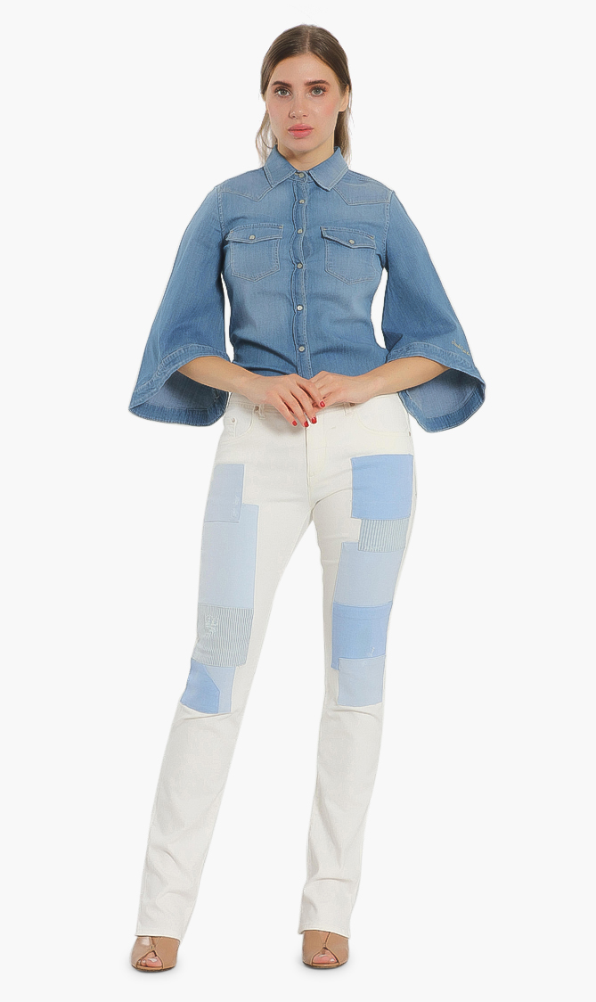

Kimberly Tailored Jeans, White