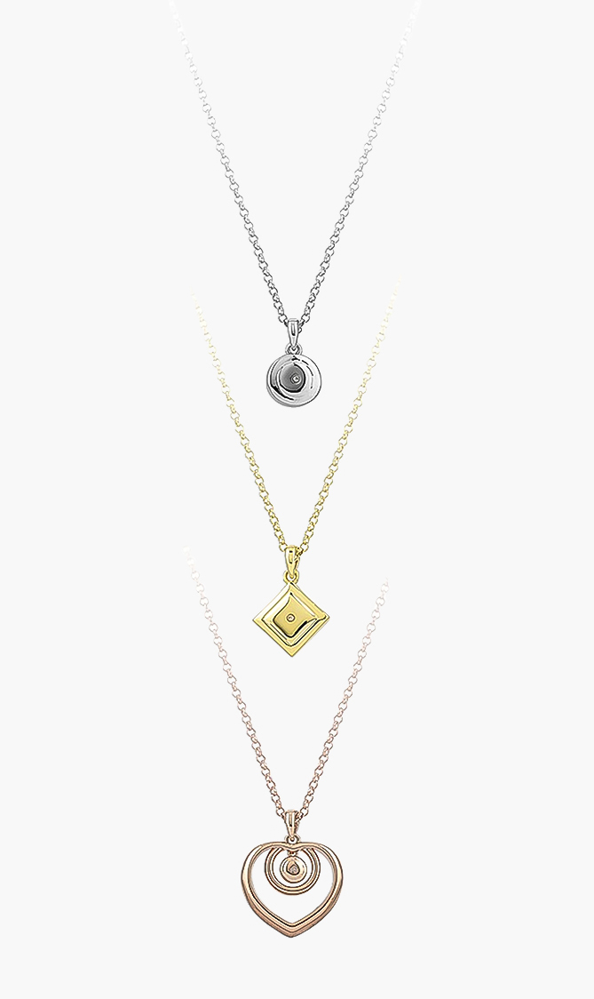 

Set Of 3 Necklace, Multi-color