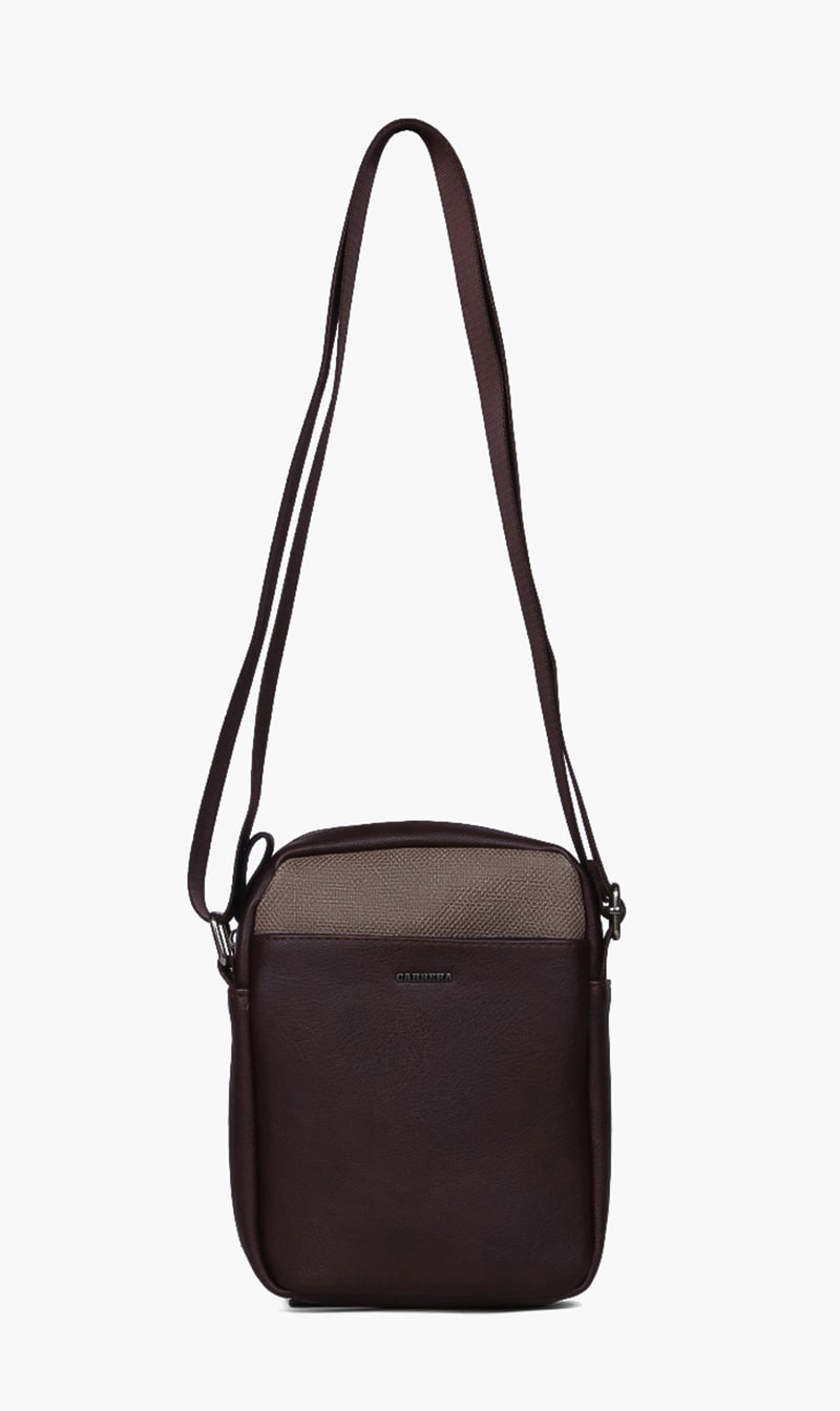 

Leather Crossbody Bag, Brown
