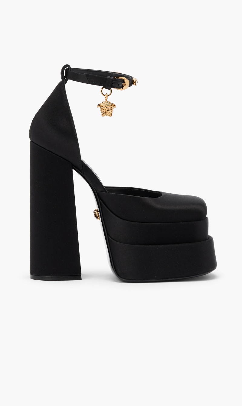

Versace Black Medusa Heels for Women | The Deal Outlet