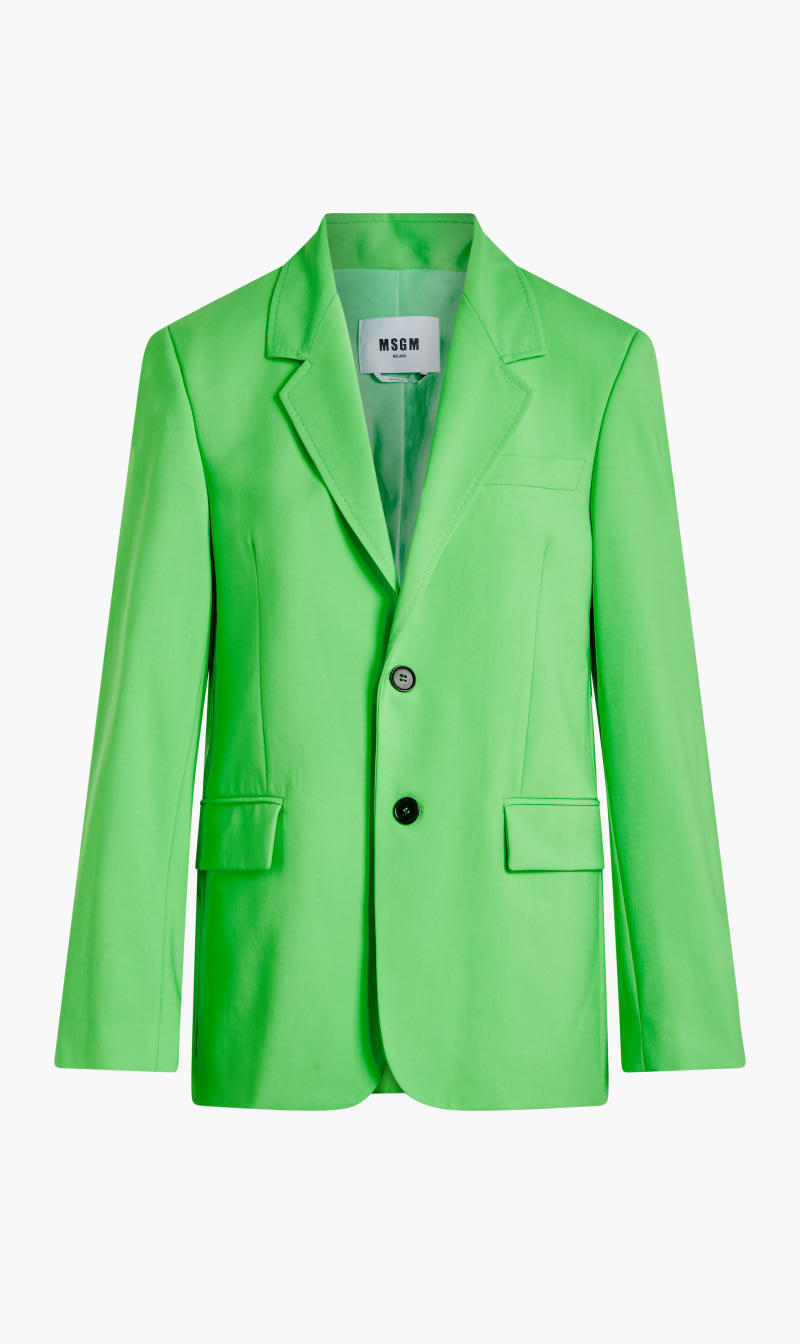 

Msgm Green Giaccajacket for Women | The Deal Outlet