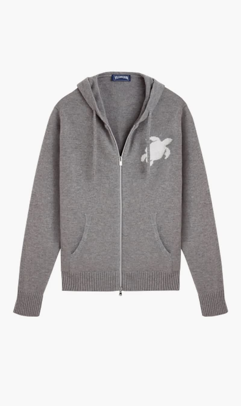 

Vilebrequin Grey Cashmere Cardigan for Men | The Deal Outlet