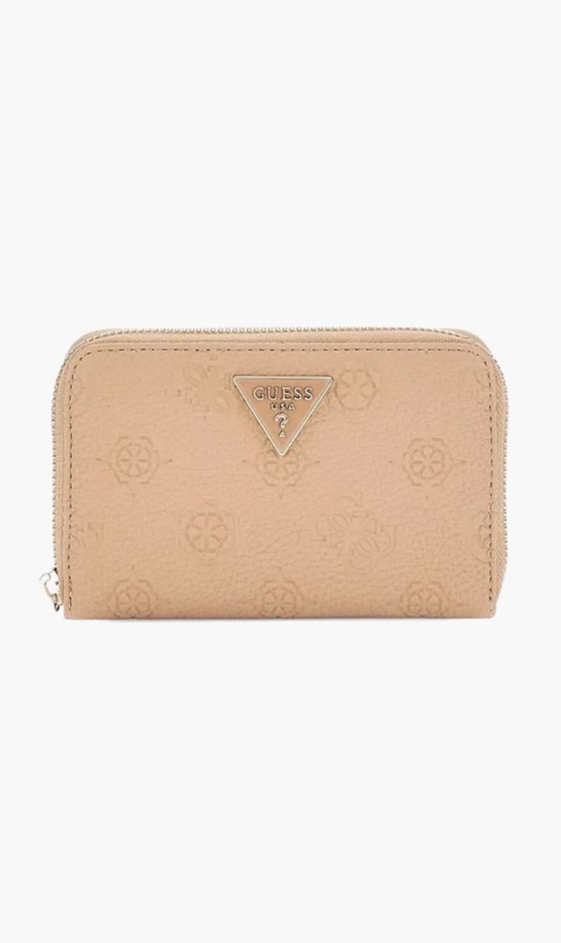 

Guess Beige Cresidia Slg Medium Zip Around Bei for Women | The Deal Outlet