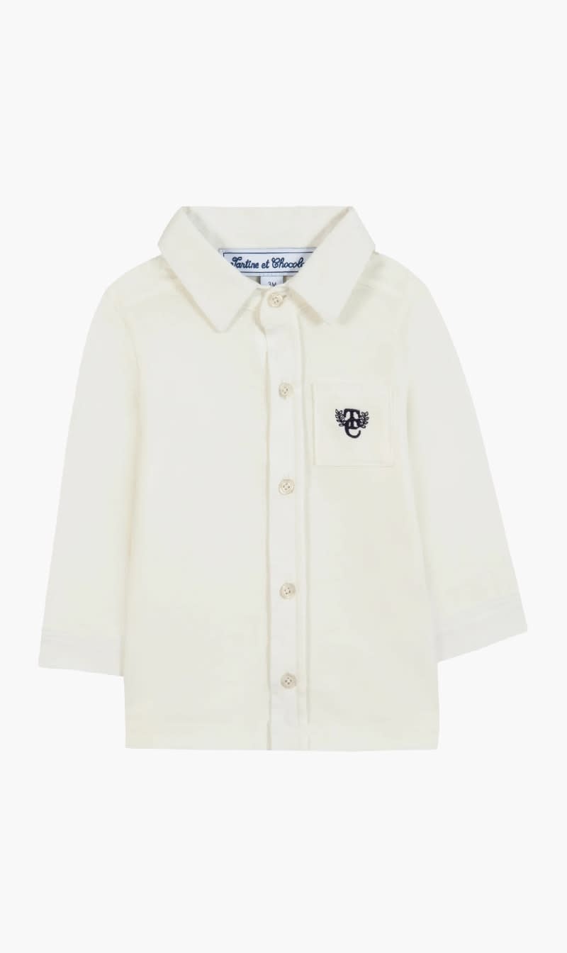 

Tartine Et Chocolat White Chemise7 for Boys | The Deal Outlet