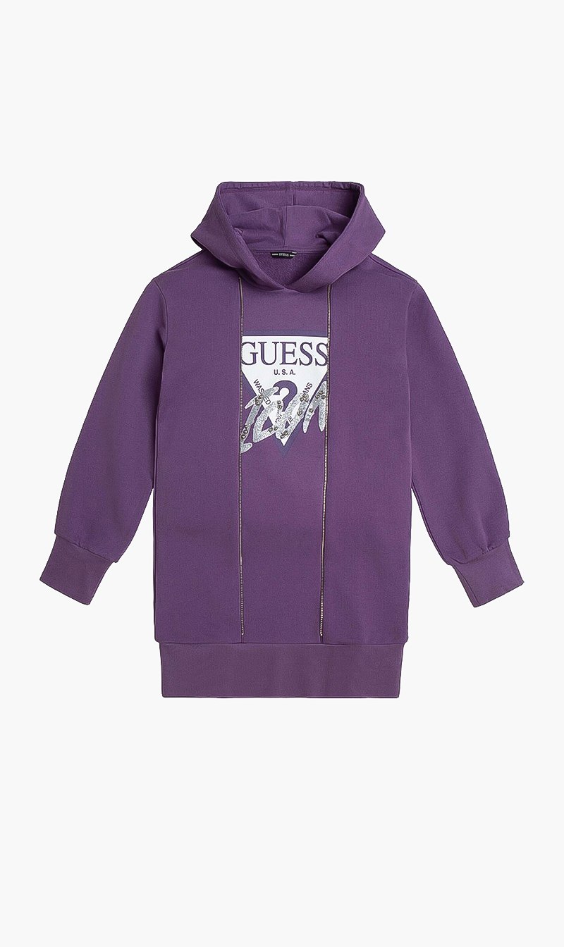 

Sweatshirt Dress, Purple