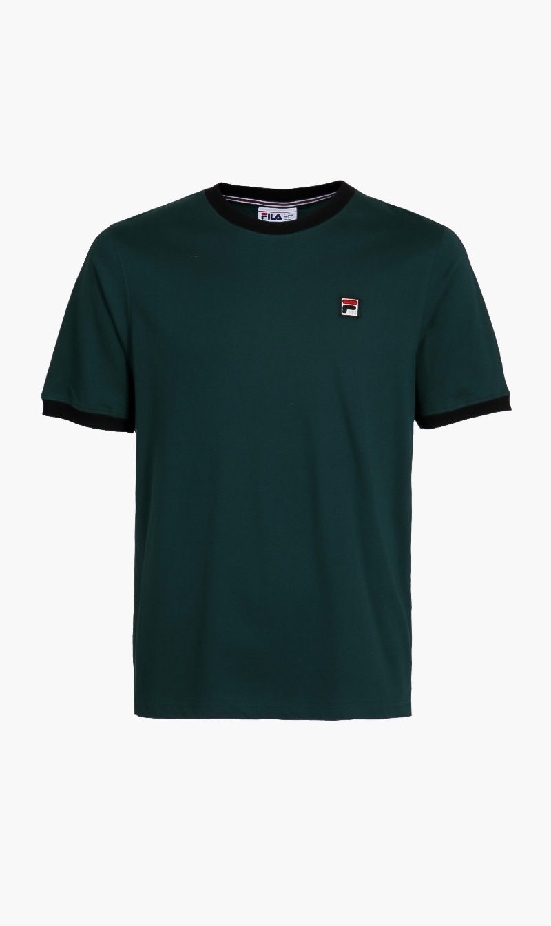 

Fila Green Marconi Essential Ringer Tee for Men | The Deal Outlet