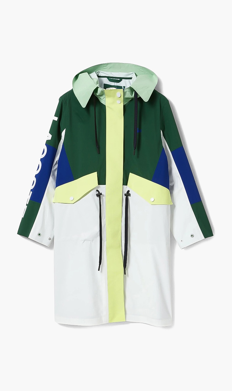 

Colorblock Hoodie Jacket, Green