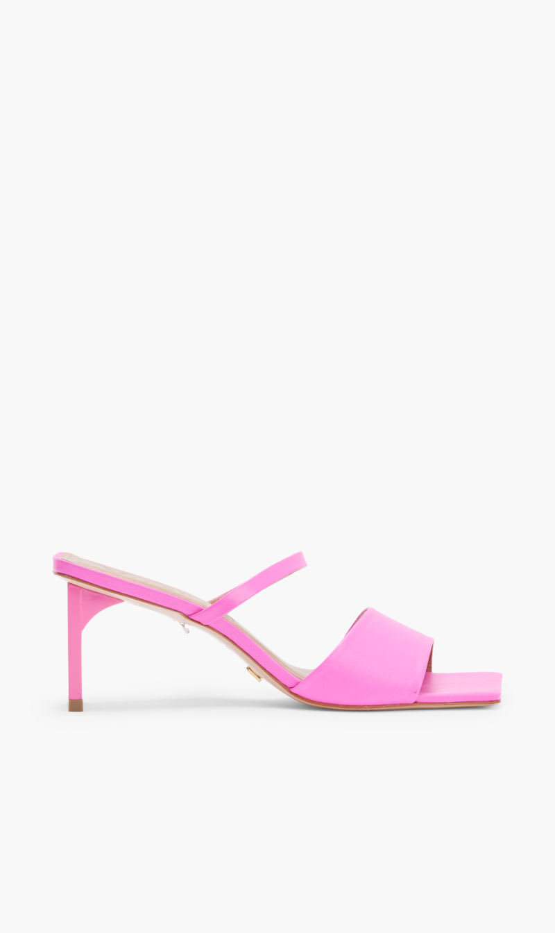 

Vicenza Pink Sandal Mules Low Heel for Women | The Deal Outlet