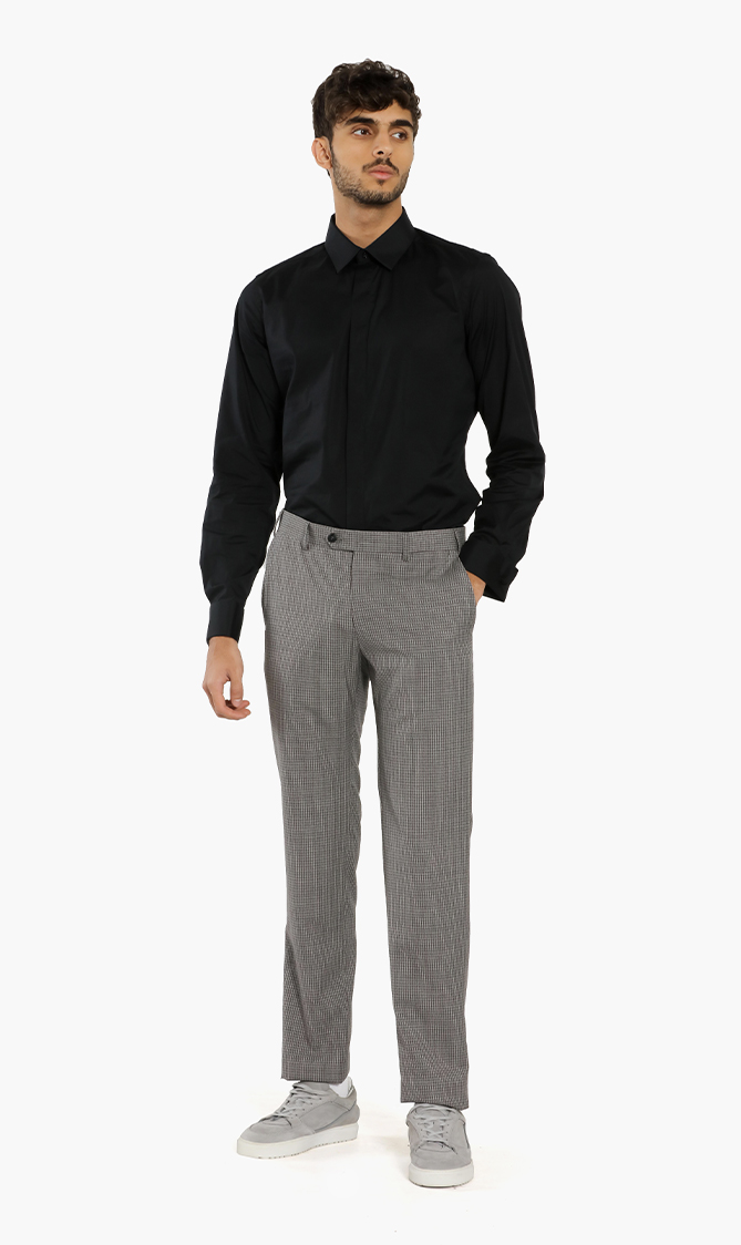 

Pal Zileri Slim Fit Checked Trouser