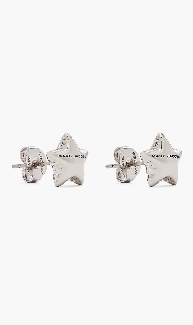 Marc Jacobs Silver Star Balloon Stud Earrings for Women
