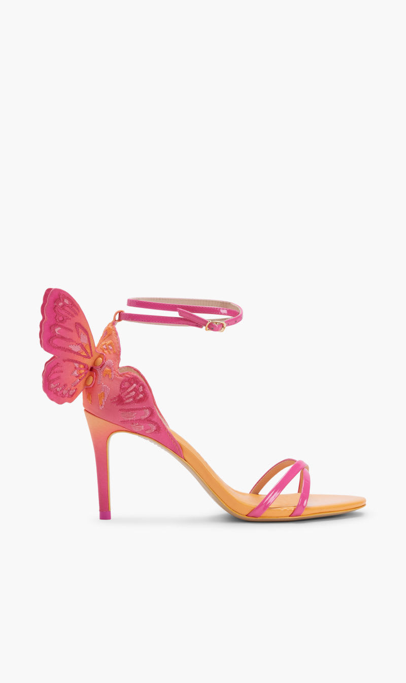

Sophia Webster Pink Chiara Embroidery Mid Sanda for Women | The Deal Outlet