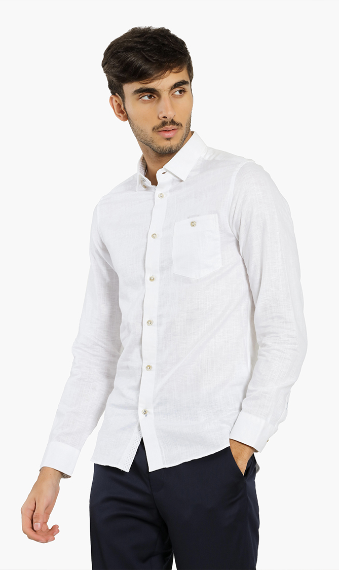

Ted Baker Linen Long Sleeves Shirt