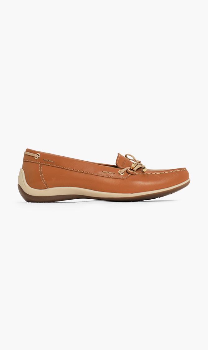 

Geox Yuki Leather Boat Shoes