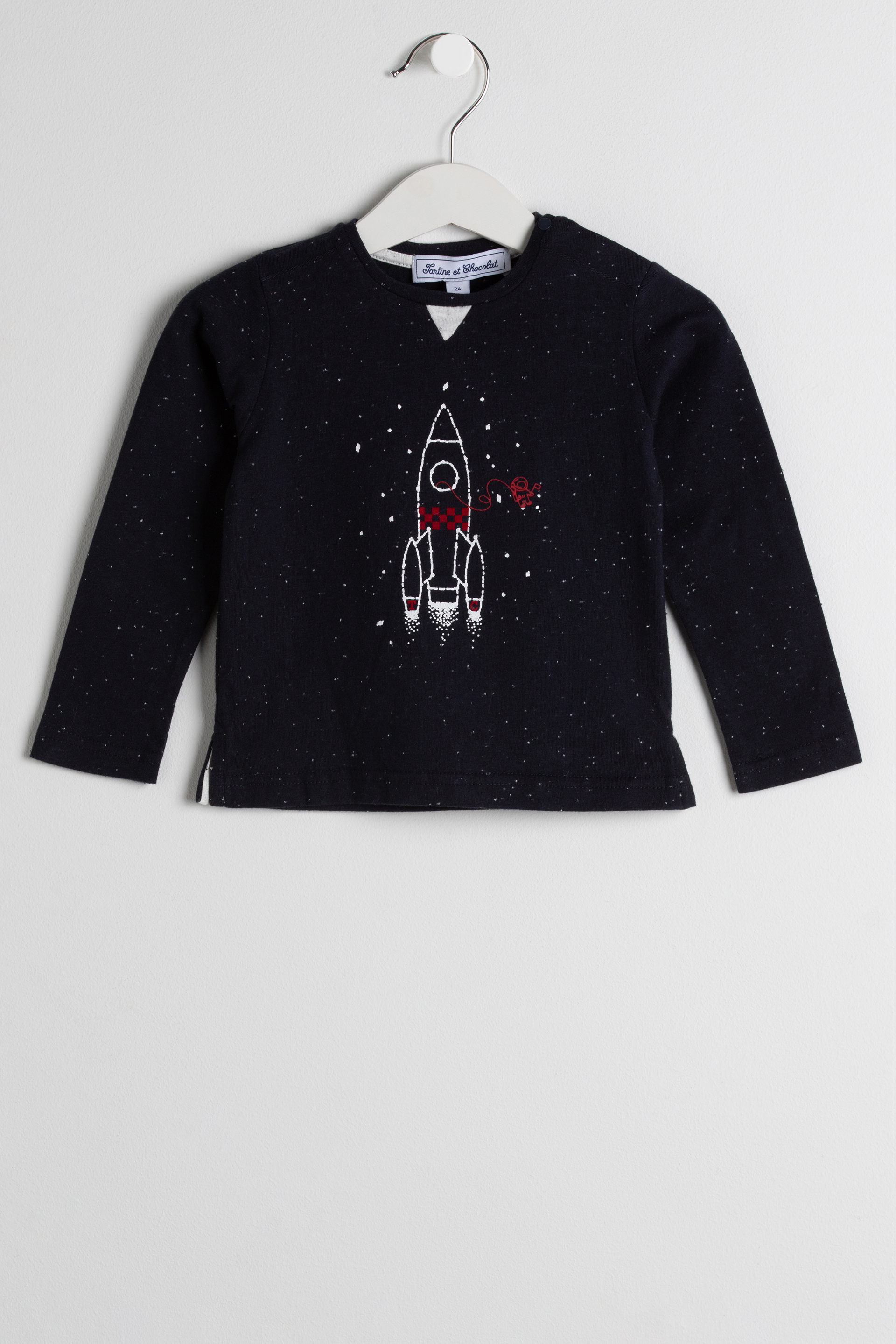 

Tartine Et Chocolat Navy Rocket T-shirt