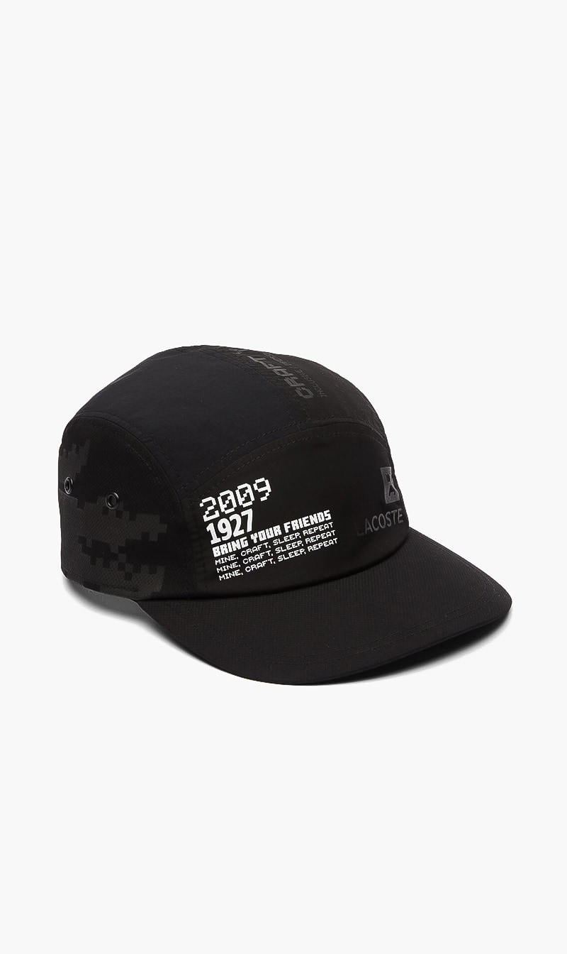 

Lacoste Black Minecraft Nylon Cap for Men | The Deal Outlet