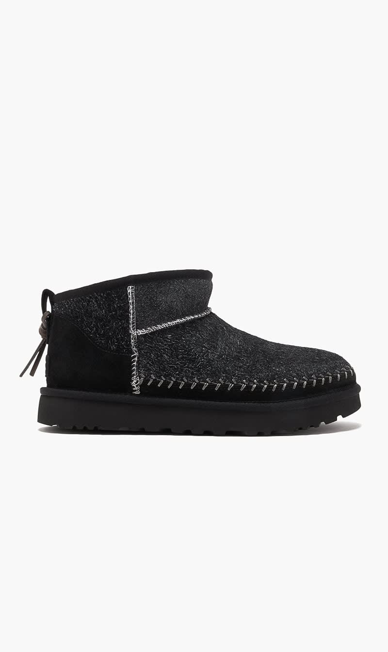 Ugg Black Classic Ultra Mini Biarritz Boots for Women