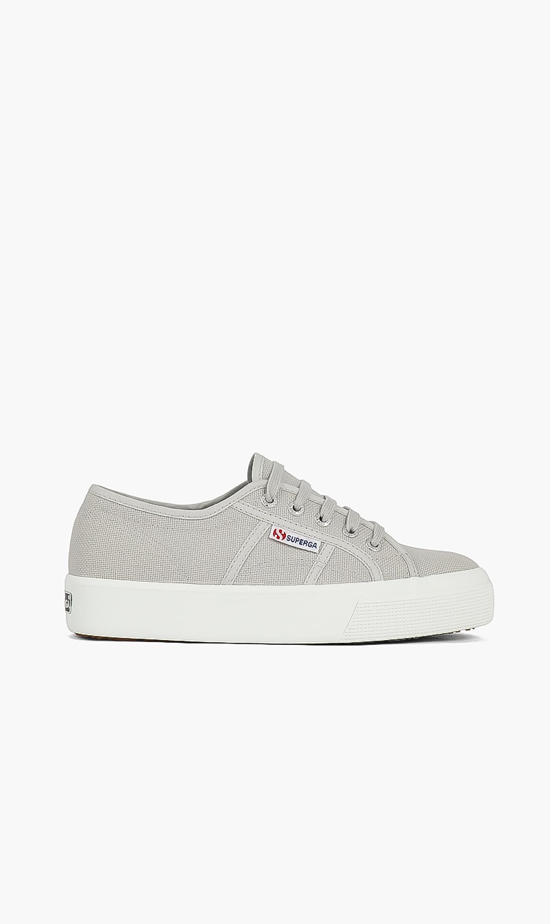 

Superga Grey Mid Platform Sneakers | The Deal Outlet
