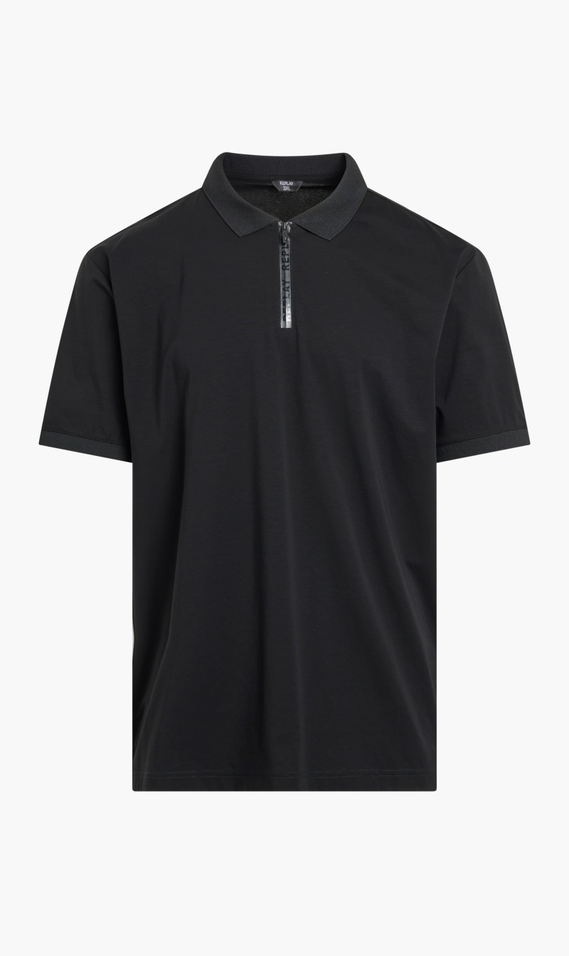 

Men Ss Polo Mercerized 10266806 Blk 99, Black