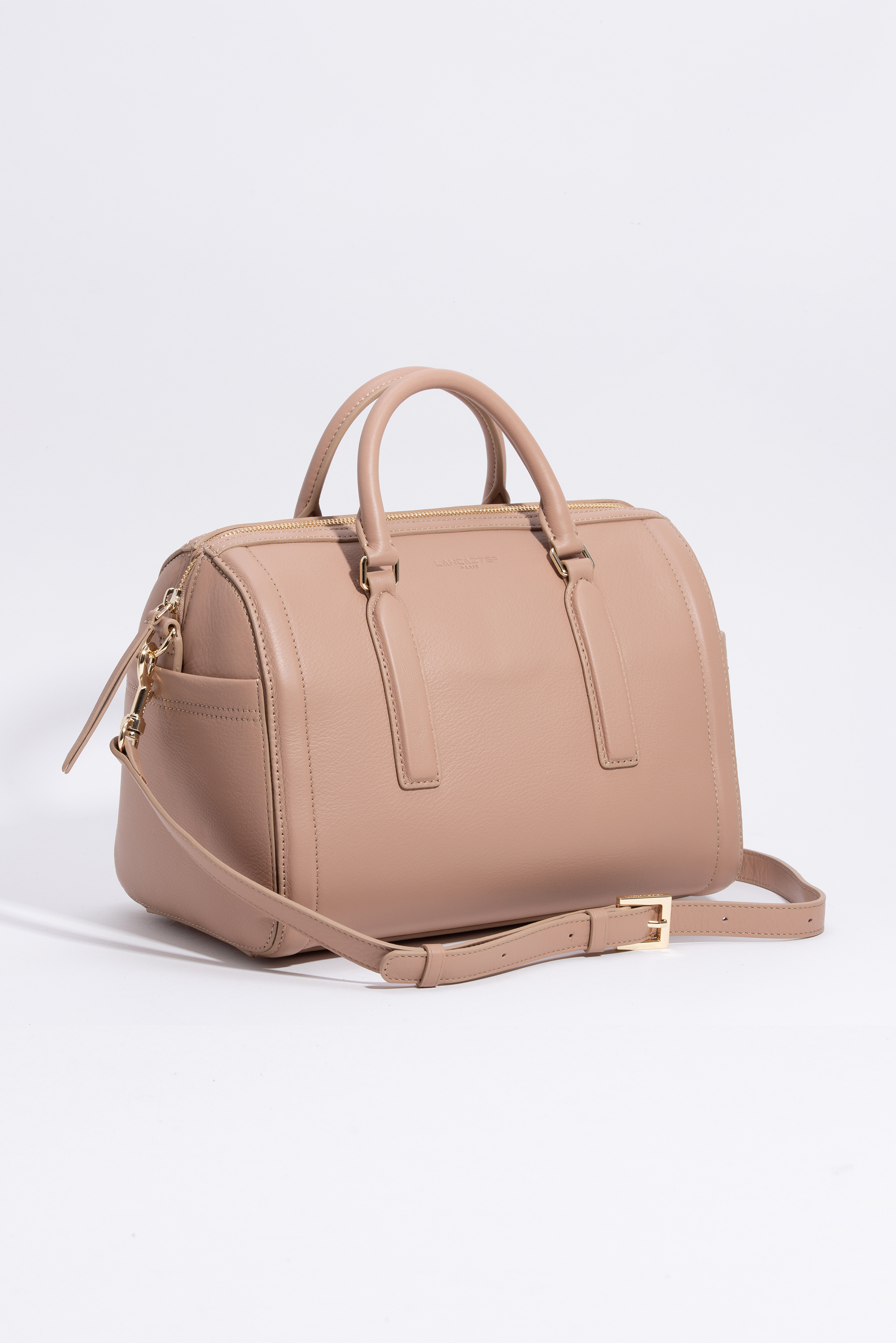 

Lancaster Ana Medium Nude Satchel