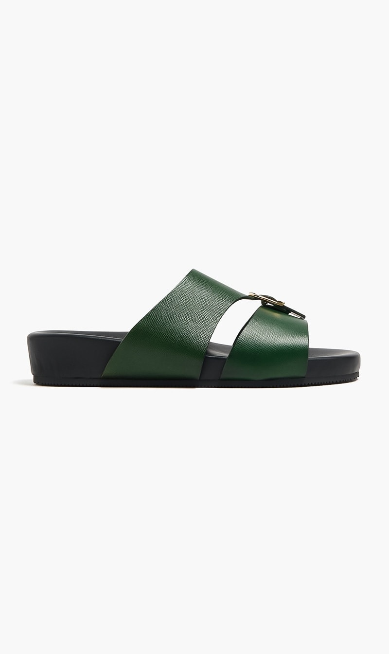 

Scarosso Green Dodi Sandals for Men | The Deal Outlet