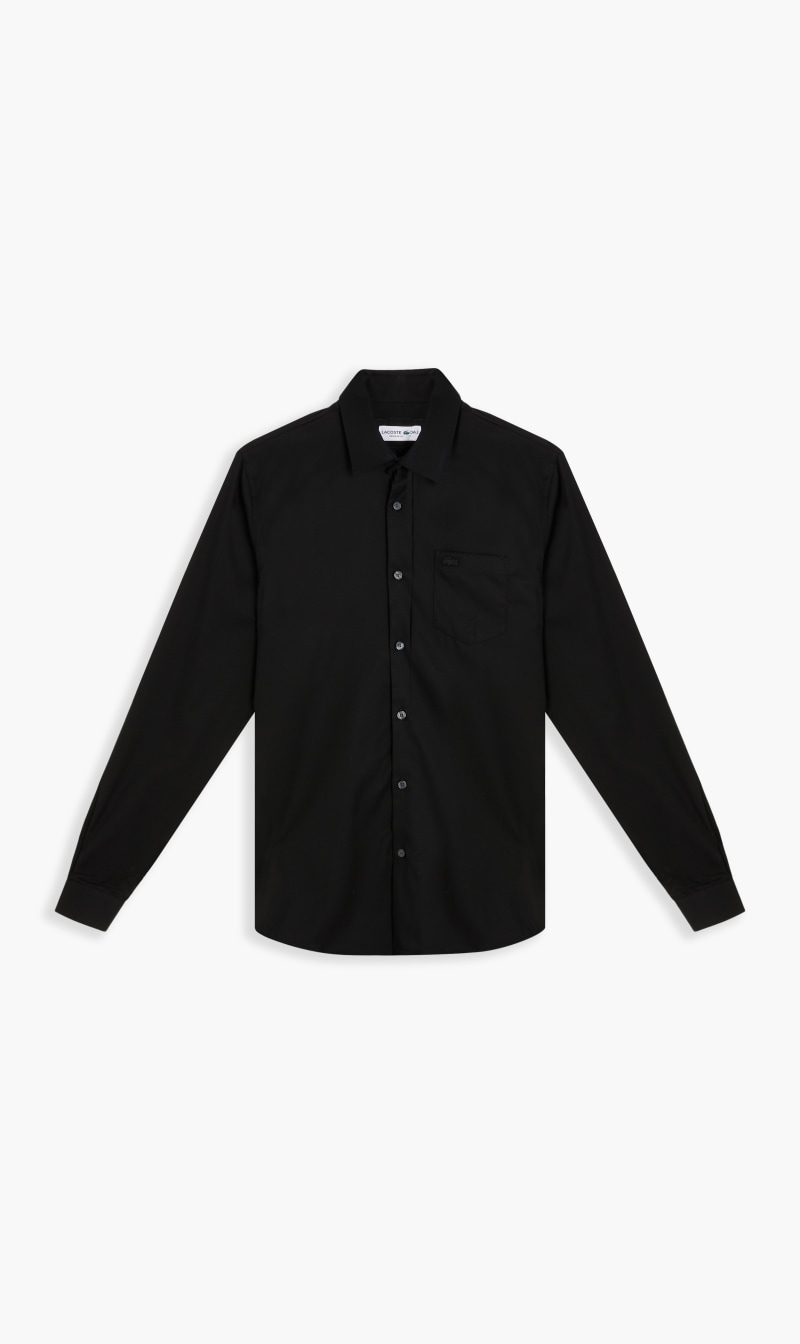 

Lacoste Black Long Sleeved City Shirt for Men | The Deal Outlet