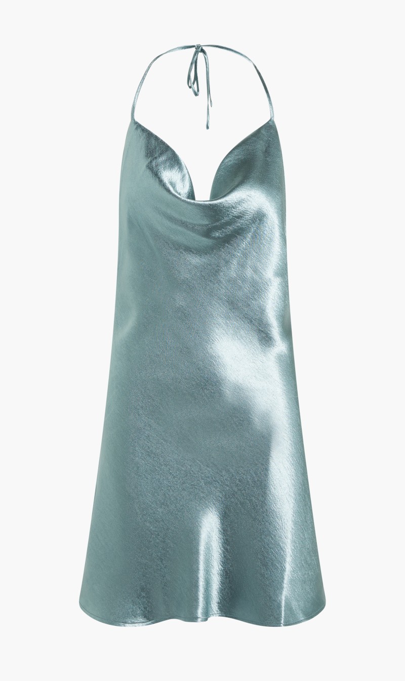 

Guess Blue Sleeveless Taryn Cowl Dress for Women | The Deal Outlet