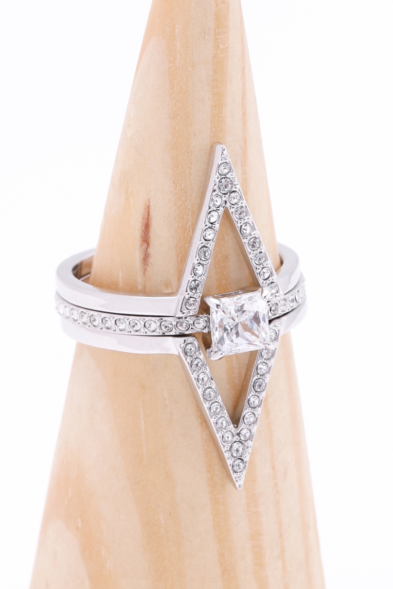 

Funk Crystal Ring Set, 58mm