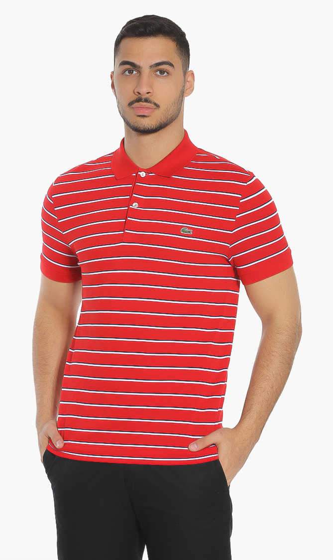 

Lacoste Regular Fit Striped Polo Shirt