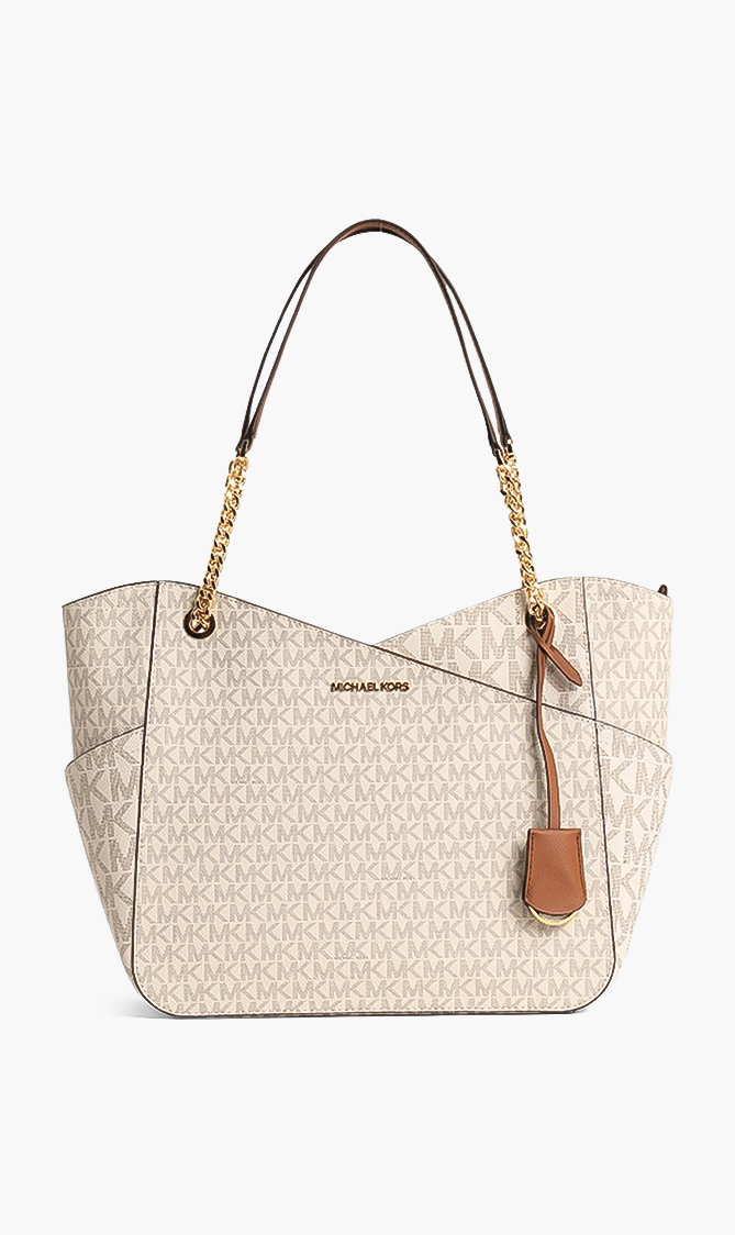 

MICHAEL KORS Jet Set Travel Large Logo Print Tote Bag