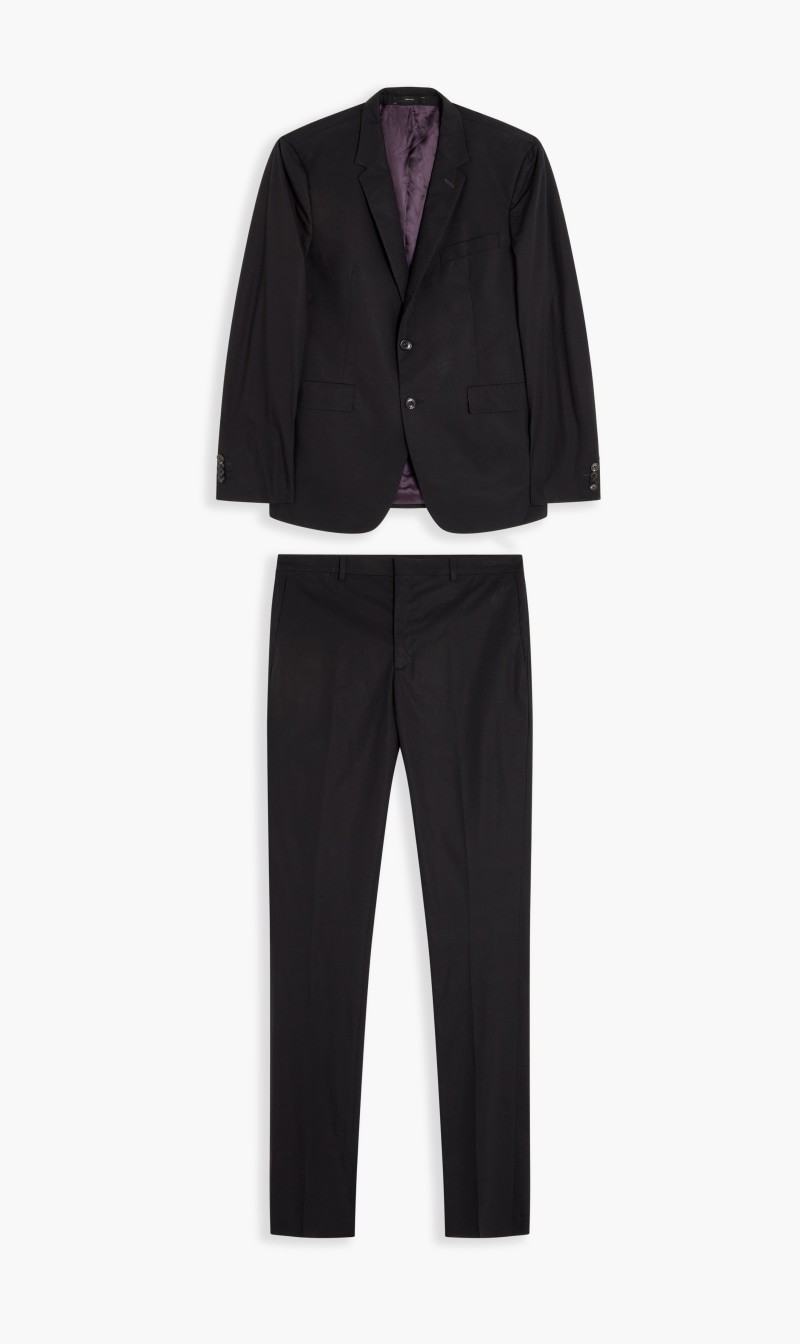 

Gents Slim Fit 2btn Suit, Black