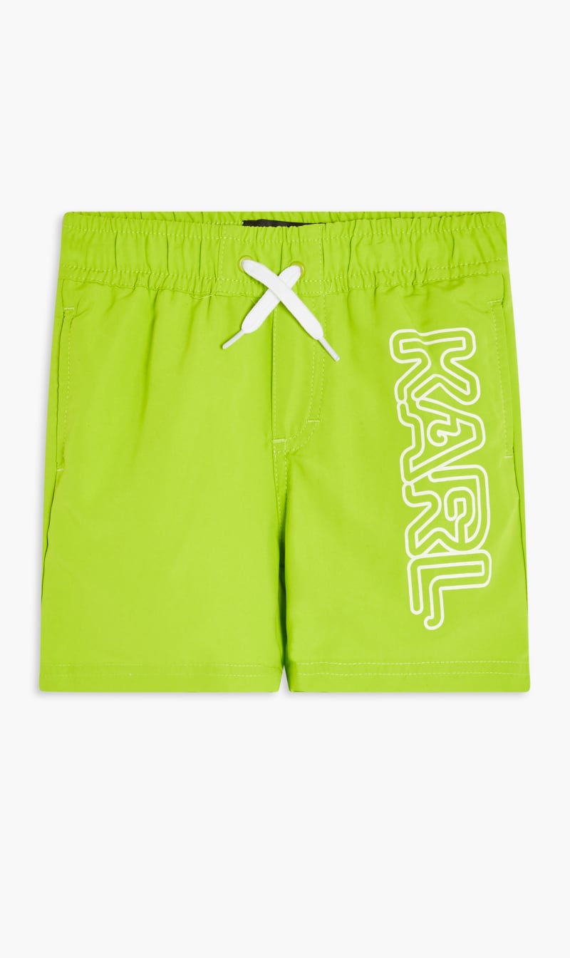

Swim Shorts With Lining, Green
