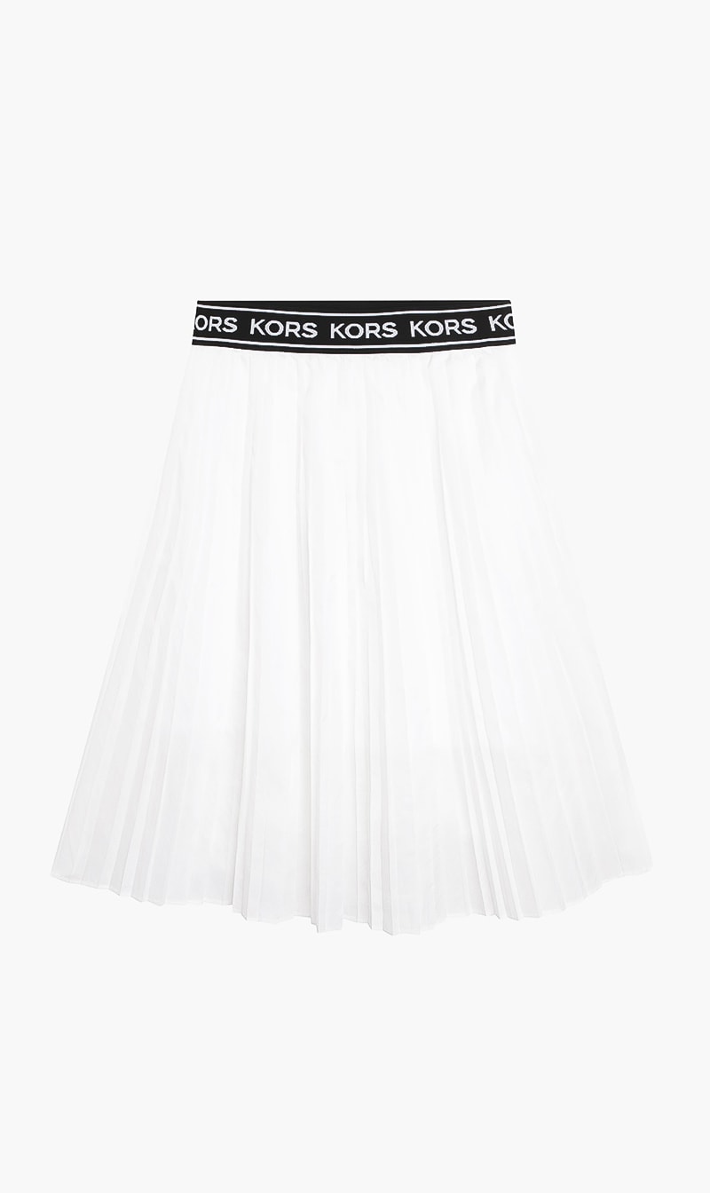 

Michael Kors White Pleated Skirt for Girls | The Deal Outlet