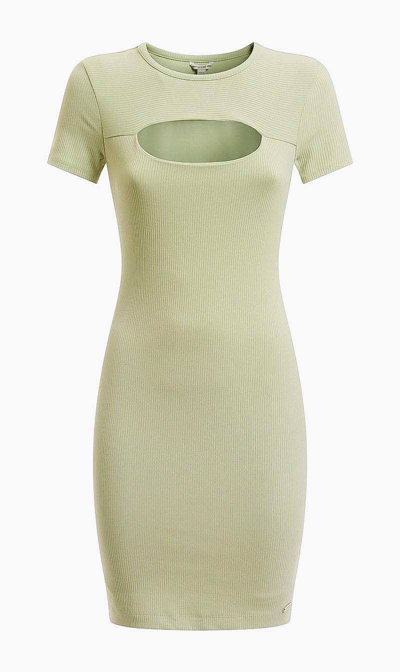 

Lana Ribbed Dress, Green