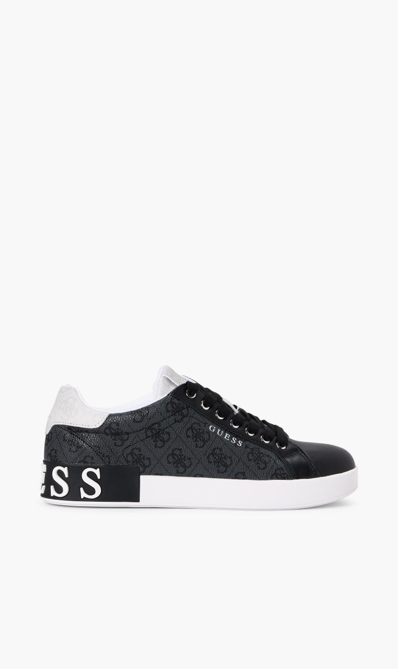 

Guess Black Corlan Logo Tape Sneakers for Women | The Deal Outlet