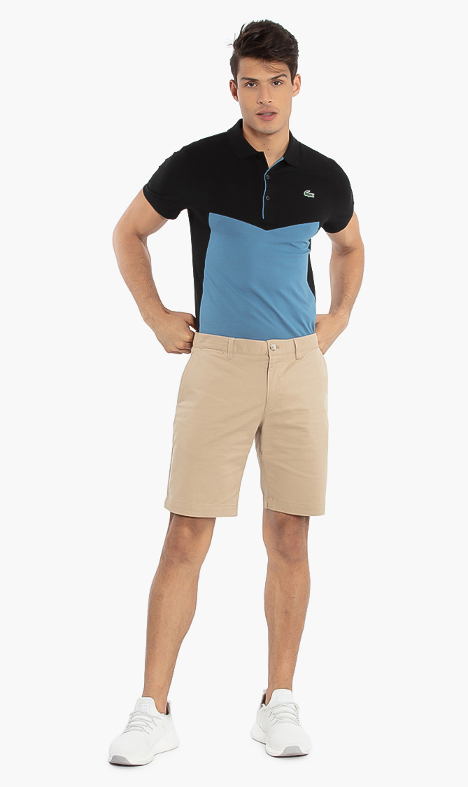 

Classic Fit Stretch Gabardine Bermuda Shorts, Brown