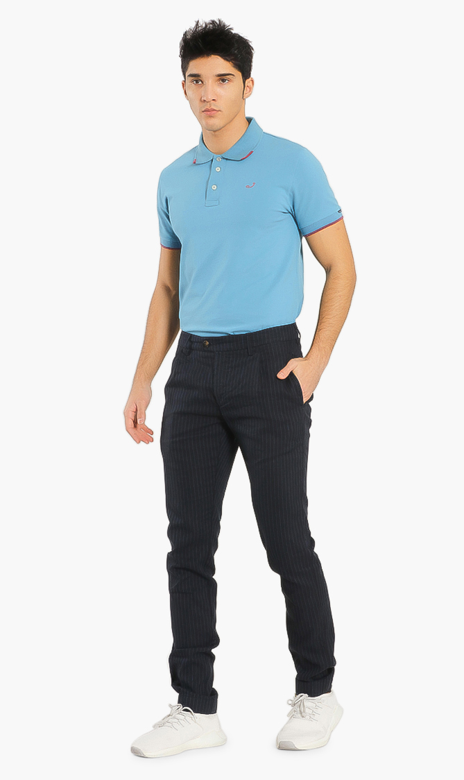 

Jacob Cohen Bruce Striped Button Fly Pants