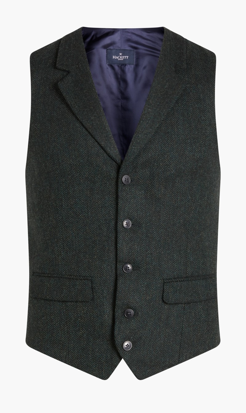 

Hackett Wl Hbone Mouline Wc, Green