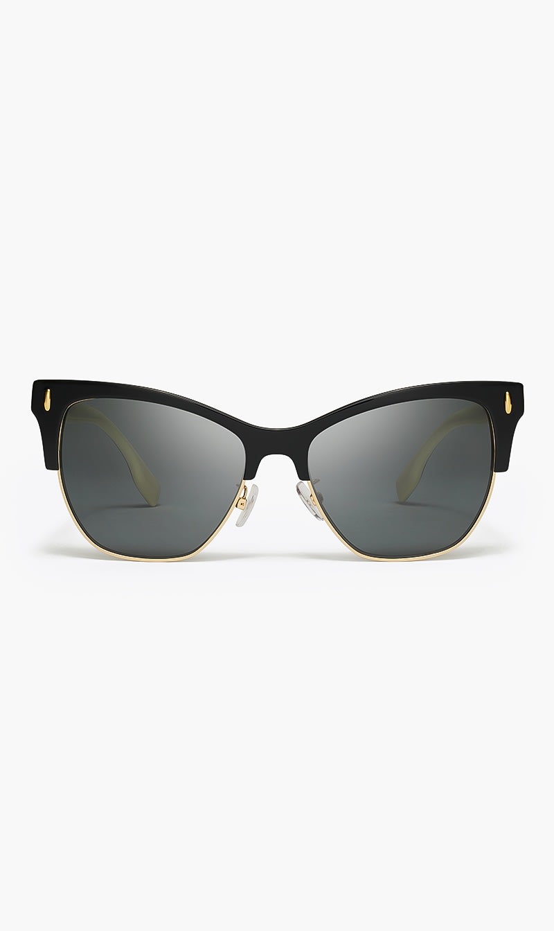 

Tory Burch Black Black Frame With Dark Grey Lens  for Women | The Deal Outlet