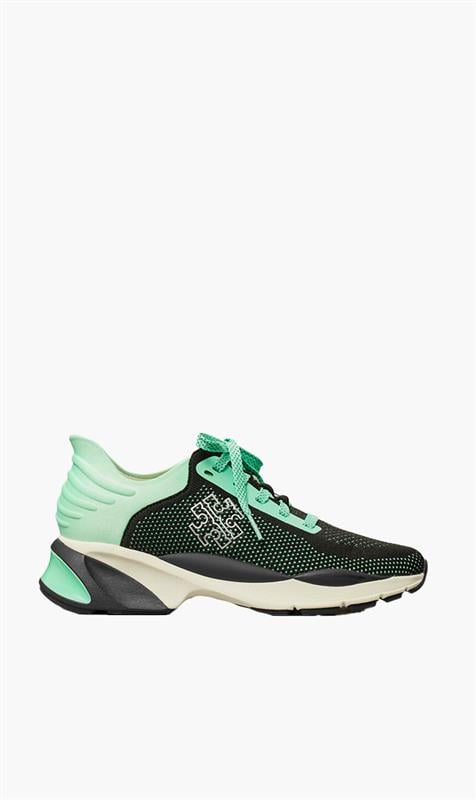 

Tory Burch Black Good Luck Knit Trainer for Women | The Deal Outlet