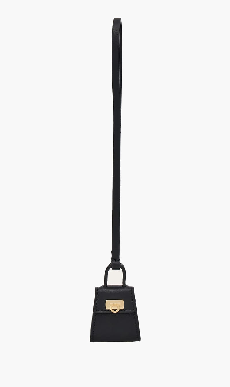 

Salvatore Ferragamo Black Gancini Charm for Women | The Deal Outlet