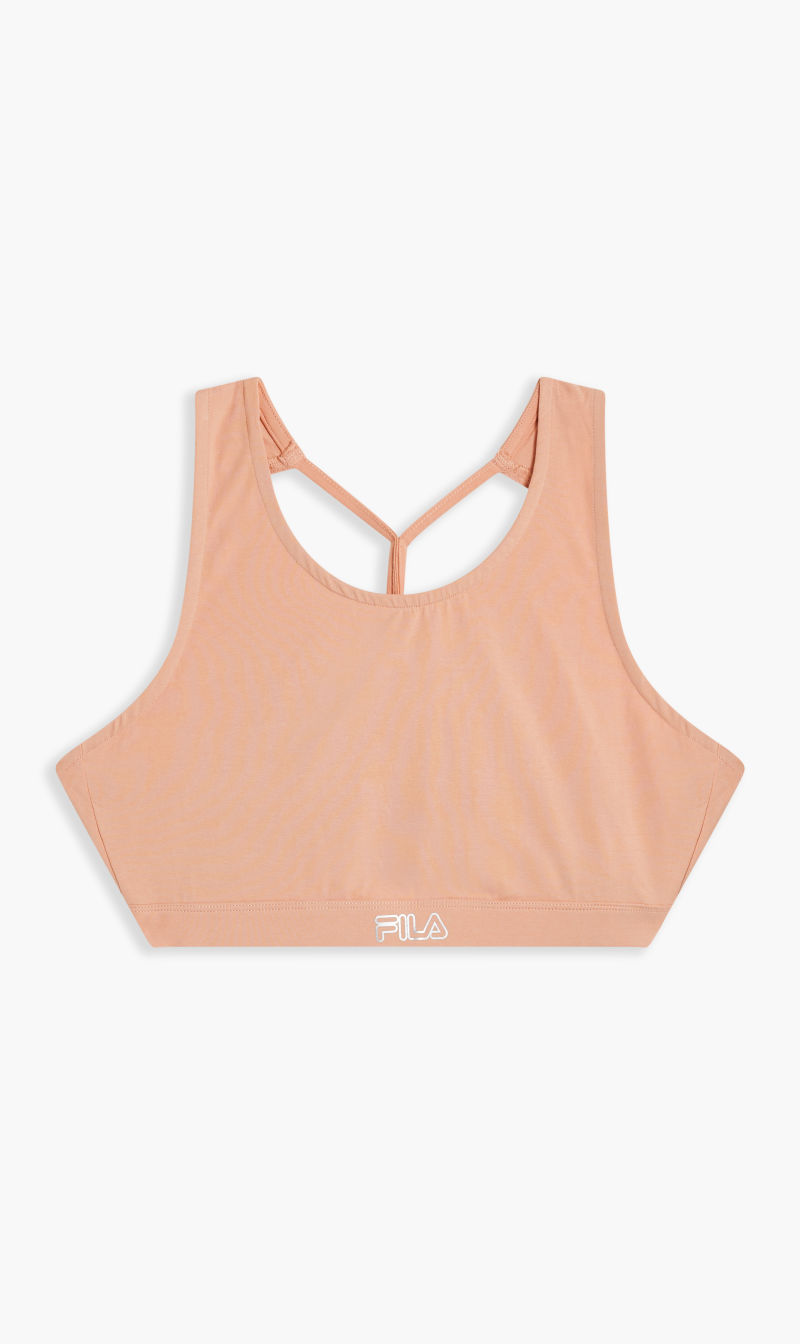 

Bra With Back Double Stringsdusty Pink