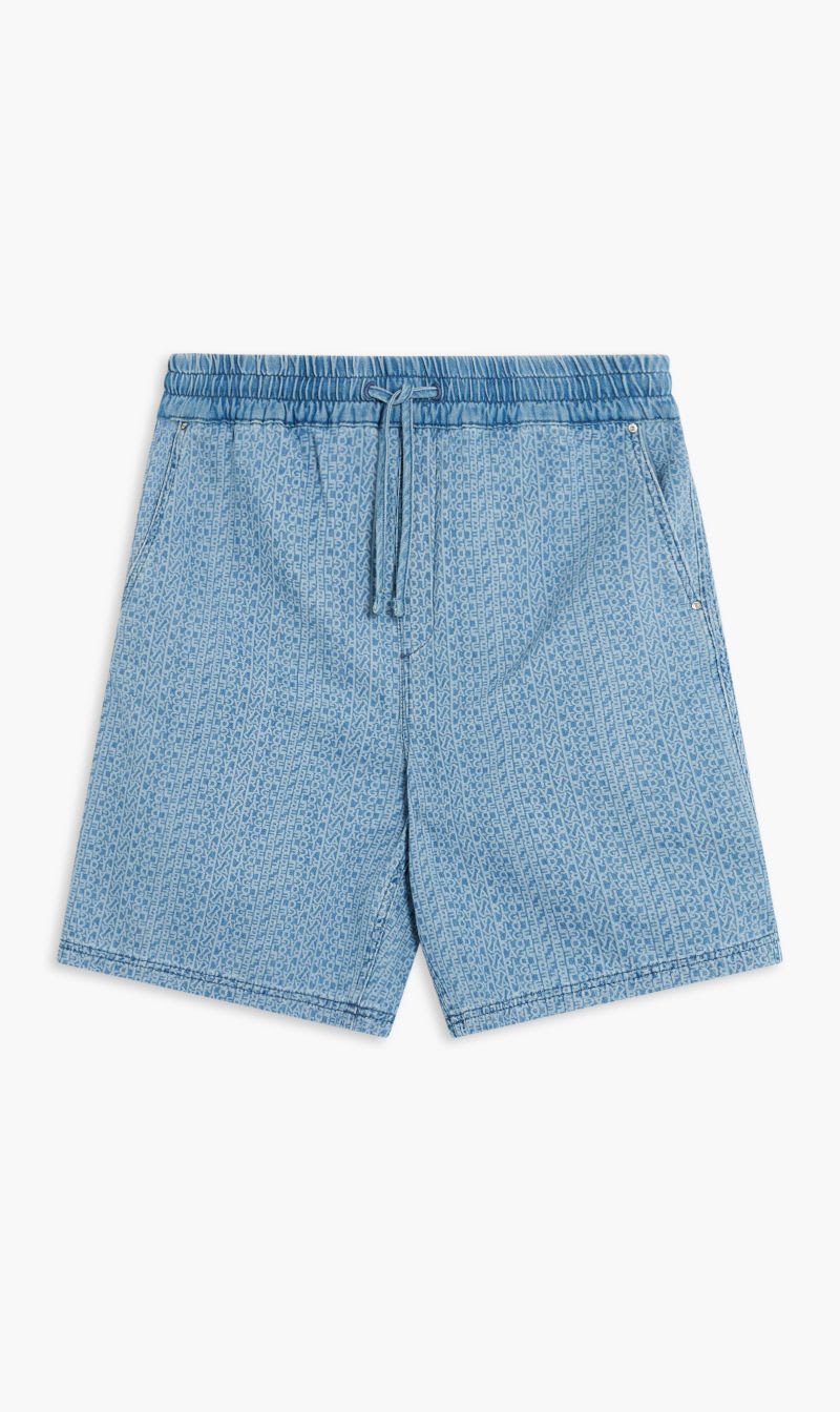 

Karl Lagerfeld Blue Aop Logo Denim Shorts for Men | The Deal Outlet