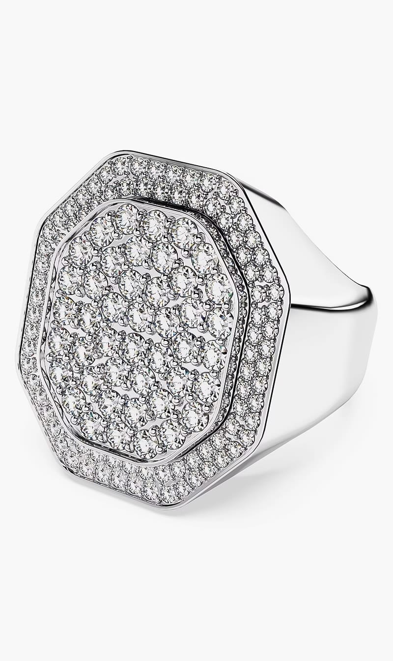 

Swarovski Others Sjc Dextera Ring Signet Cre/rhs 50 Mm for Women | The Deal Outlet